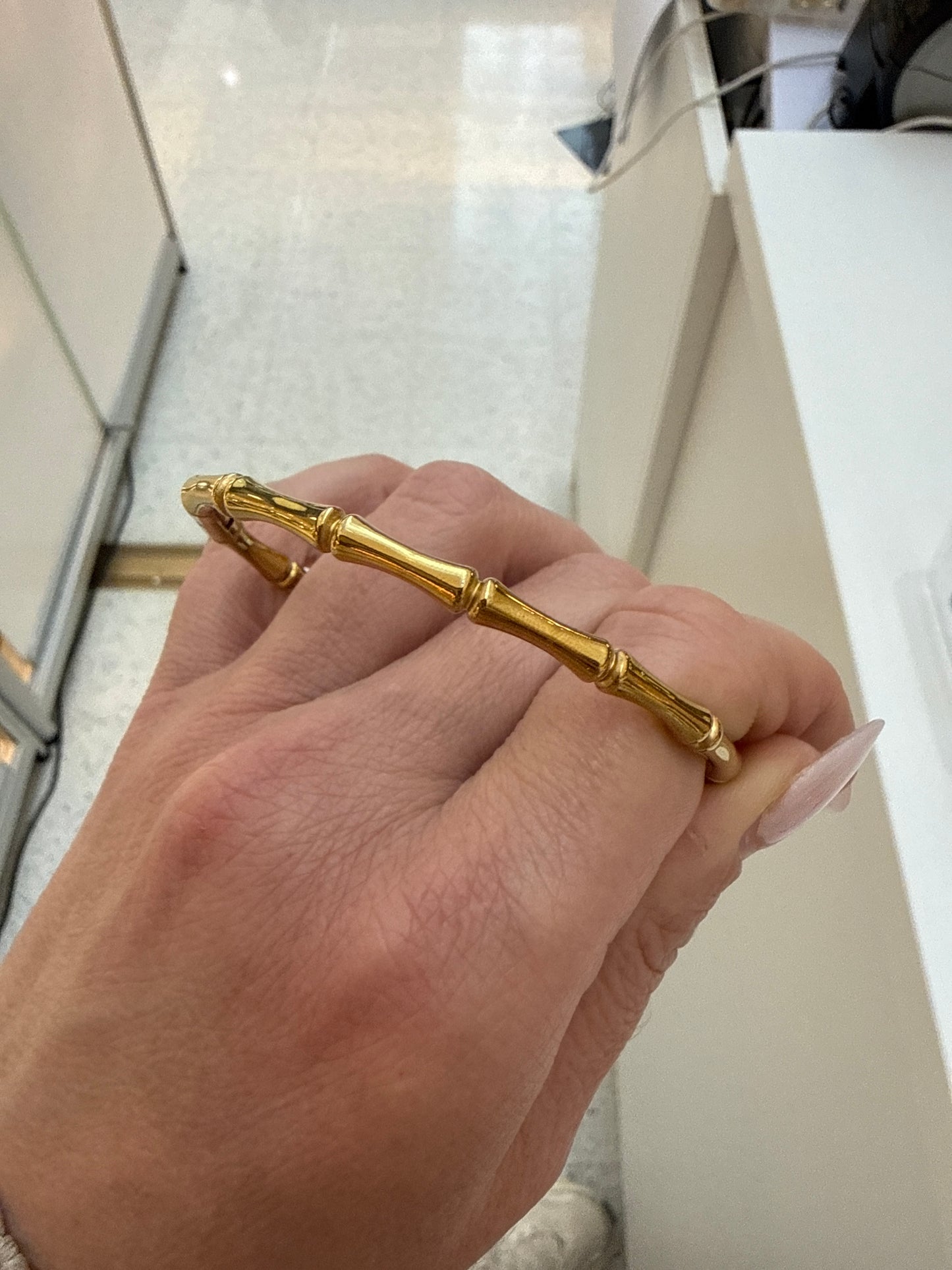 
                  
                    Gold Bamboo Style Bangle | Waterproof – Boho & Mala jewellery
                  
                