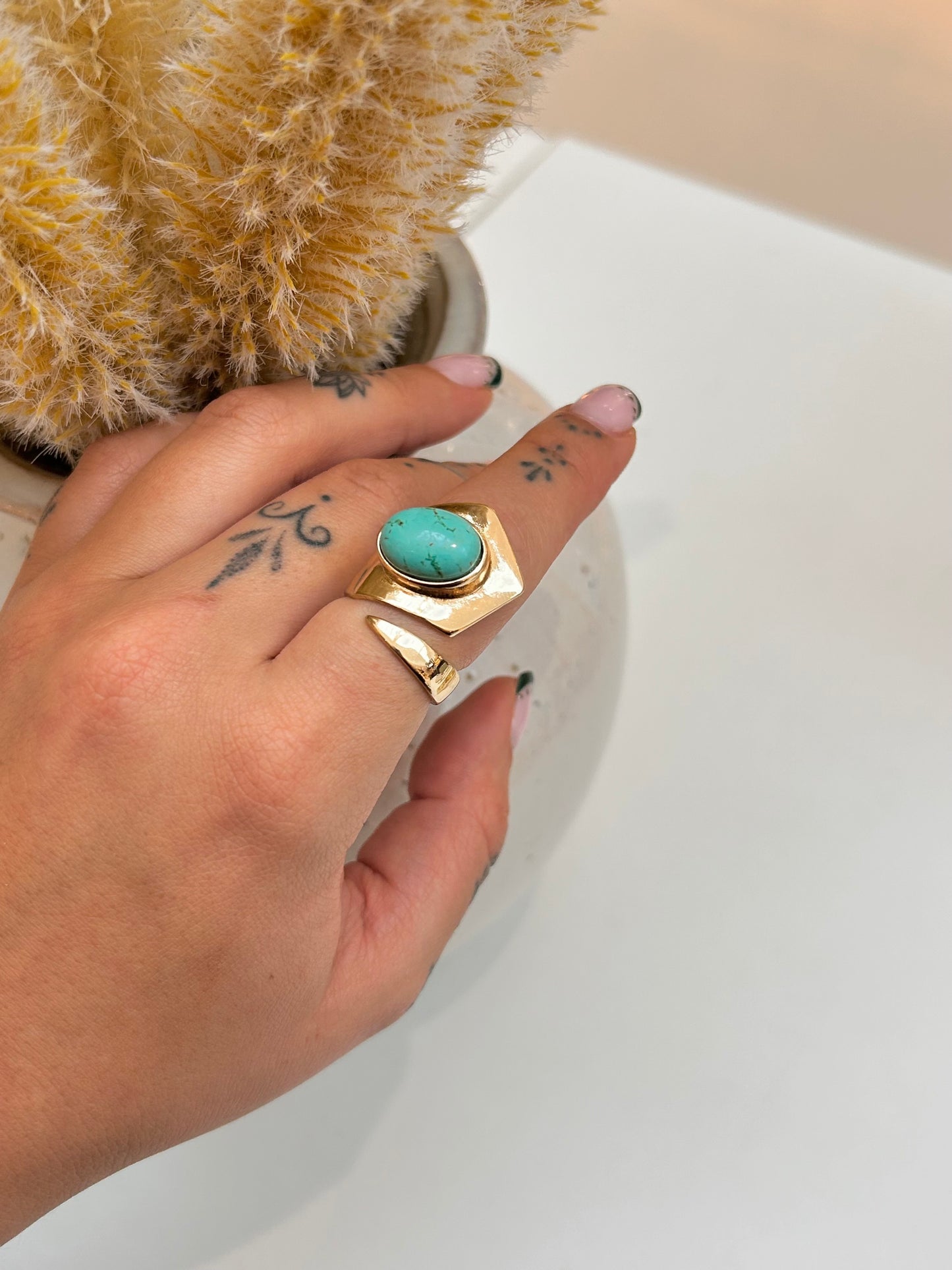 
                  
                    Turquoise Adjustable Ring
                  
                