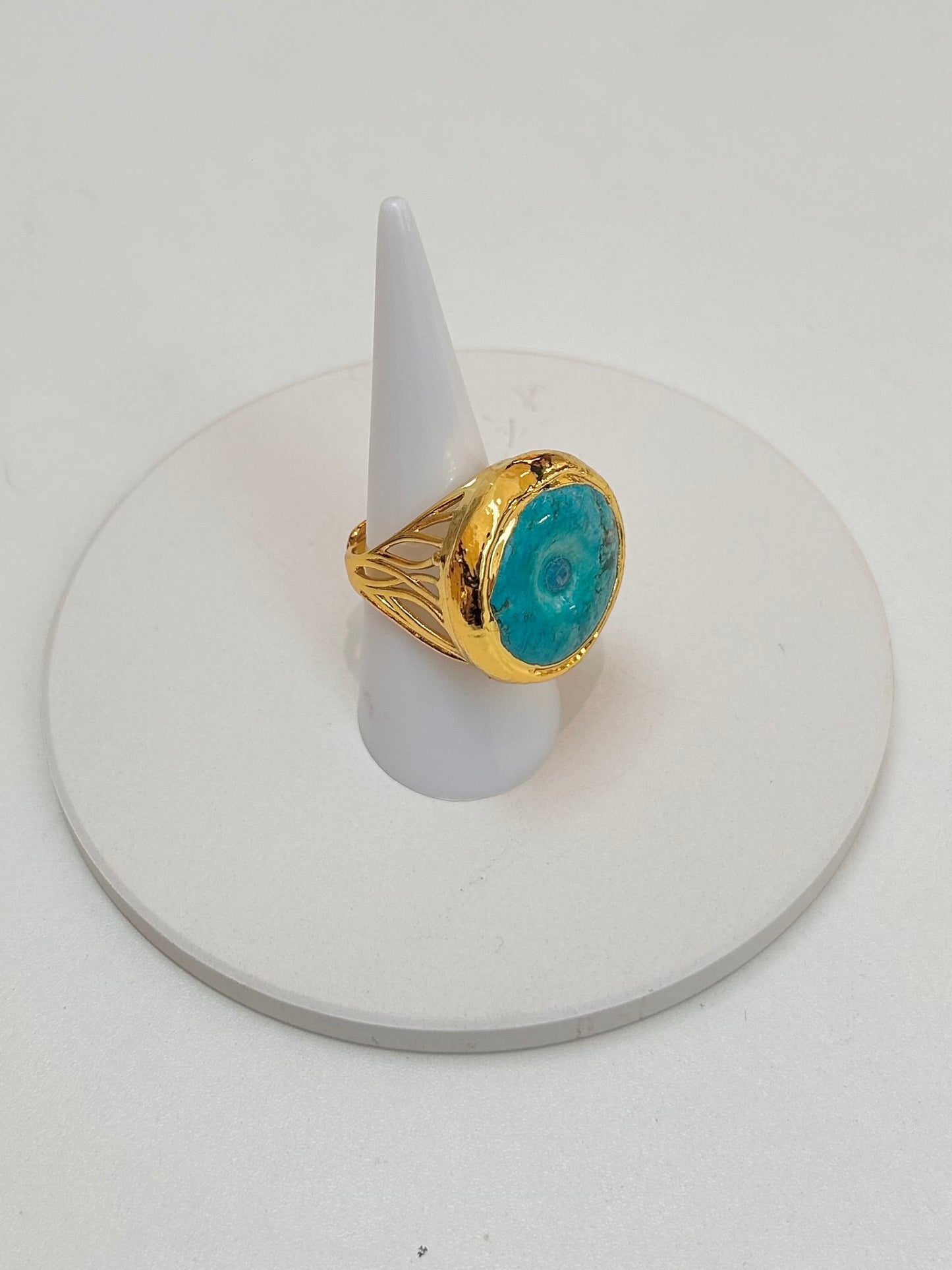 
                  
                    Turquoise Adjustable Ring
                  
                