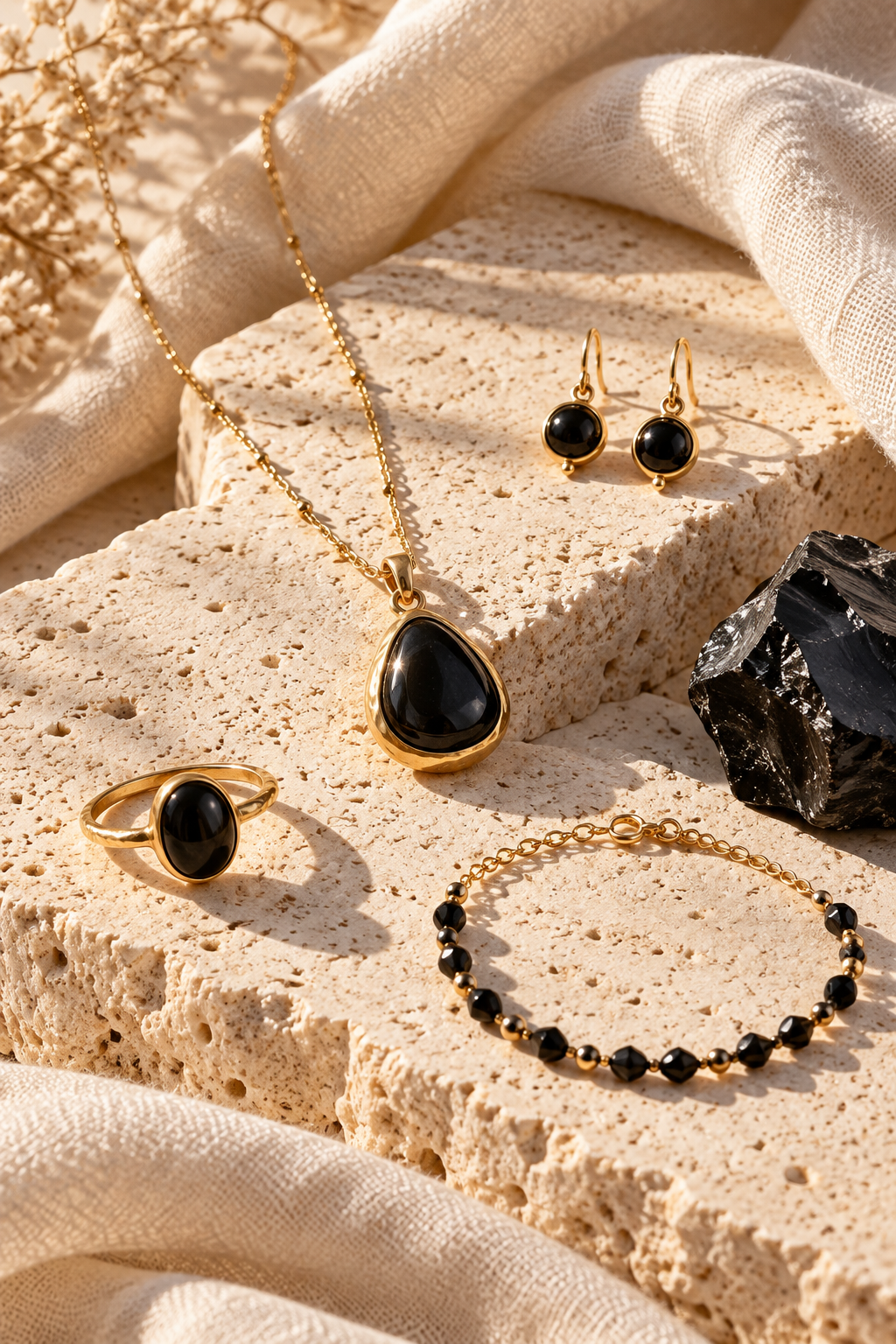 Black Obsidian & Onyx