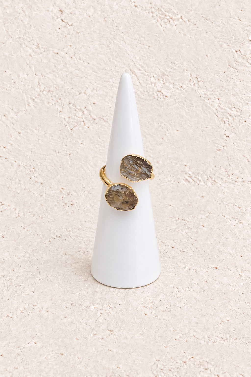 
                  
                    Raw Smokey Quartz Adjustable Ring
                  
                
