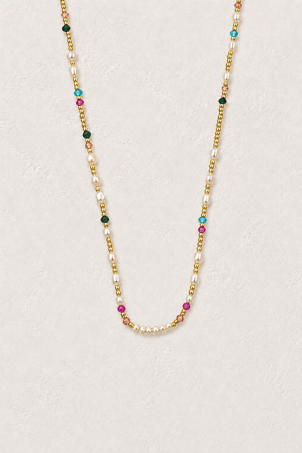 
                  
                    Boho & Mala Trendy Freshwater Pearl/Beads Necklace SCN1016
                  
                