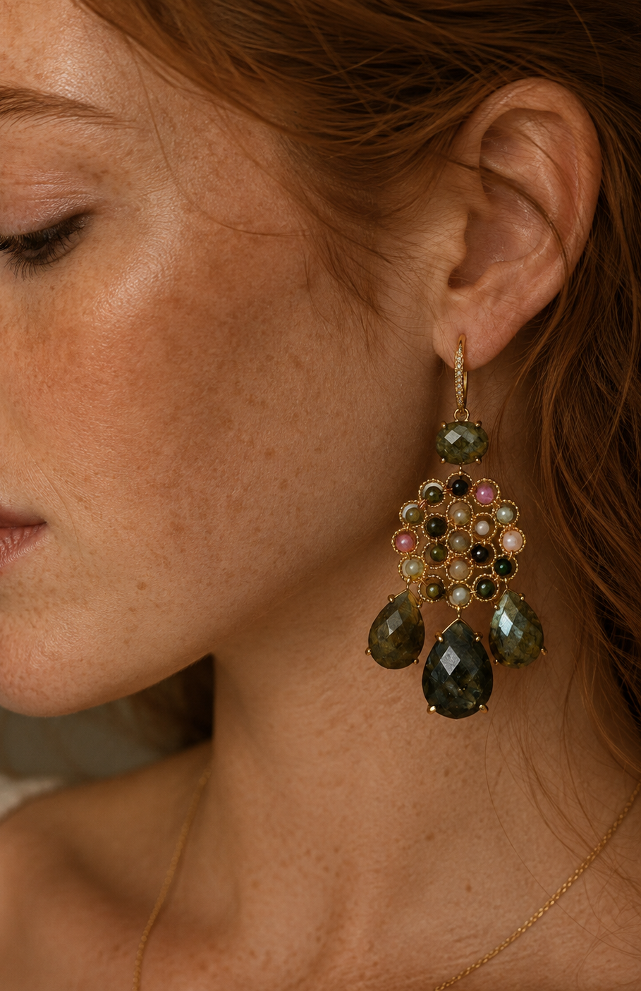 
                  
                    Labradorite Soleya Earrings
                  
                