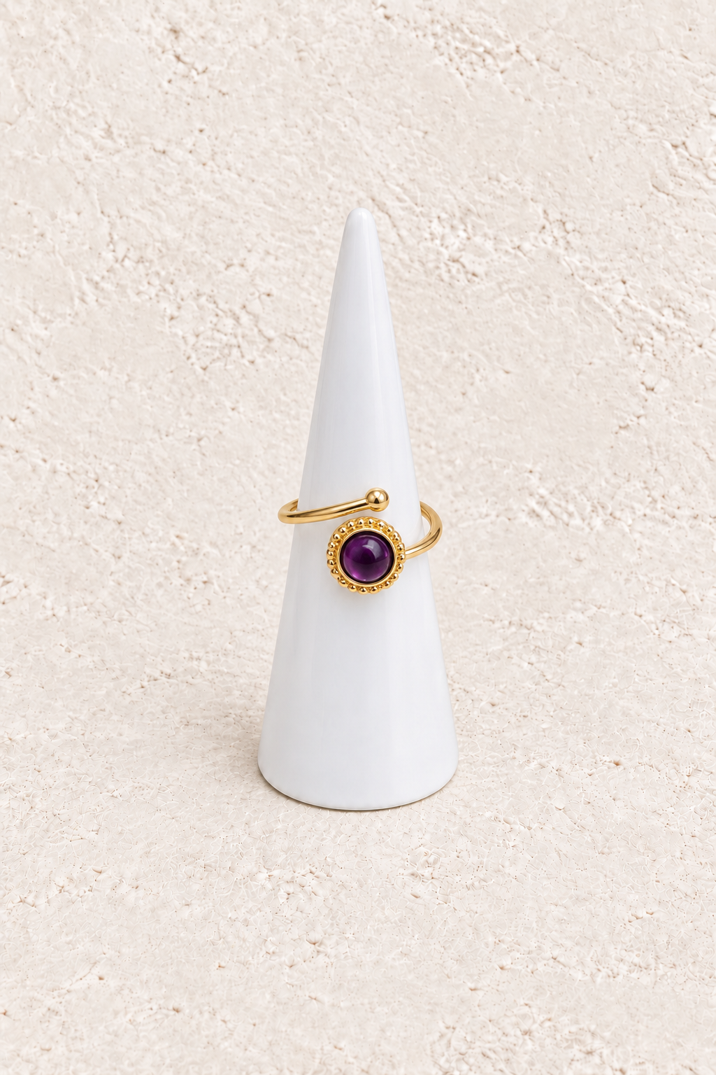 
                  
                    Small Amethyst Adjustable Ring 1
                  
                