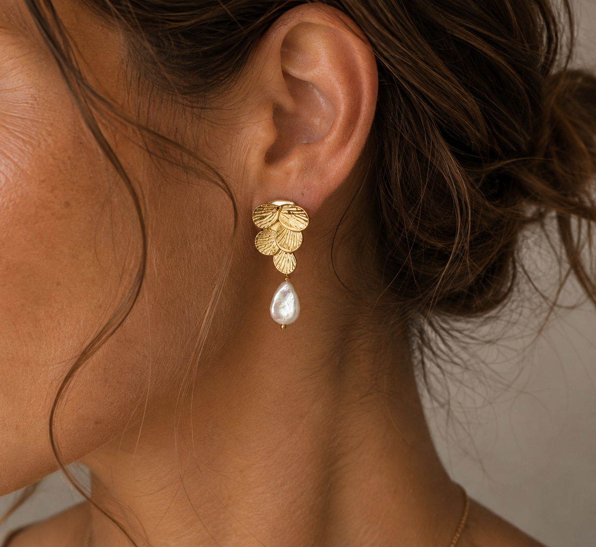 
                  
                    Pearla Freshwater Pearl Gold Drop Earrings – Genuine Freshwater Pearl Earrings
                  
                