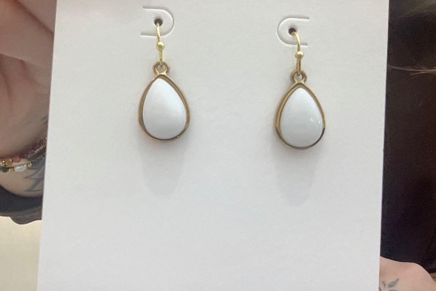 
                  
                    Aviana Milky Quartz Teardrop Earrings
                  
                