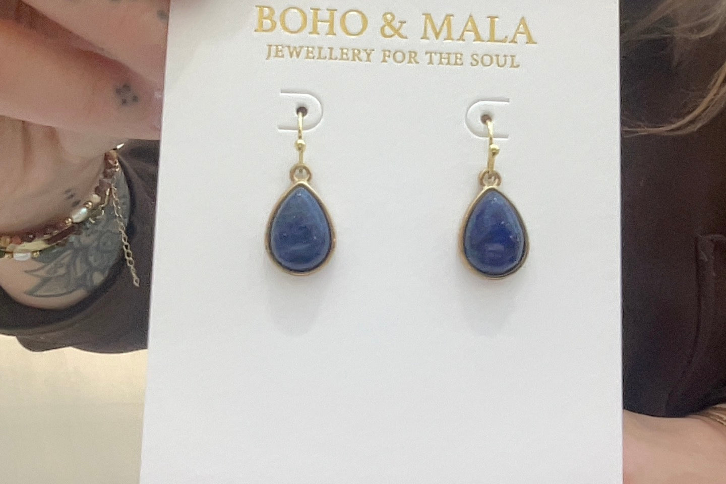 
                  
                    Aviana Lapis Lazuli Teardrop Earrings
                  
                