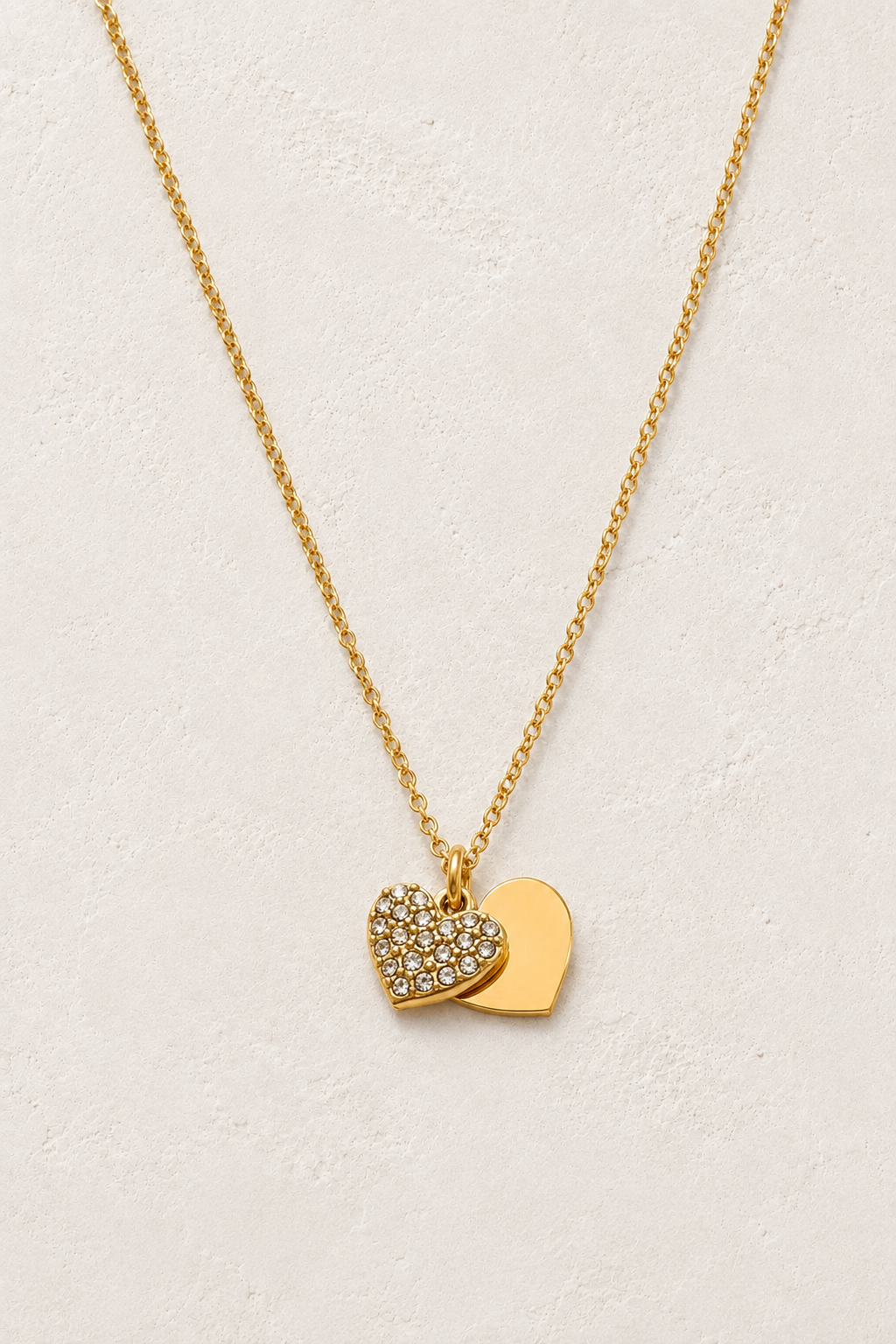 
                  
                    Golden Love Charm Necklace
                  
                