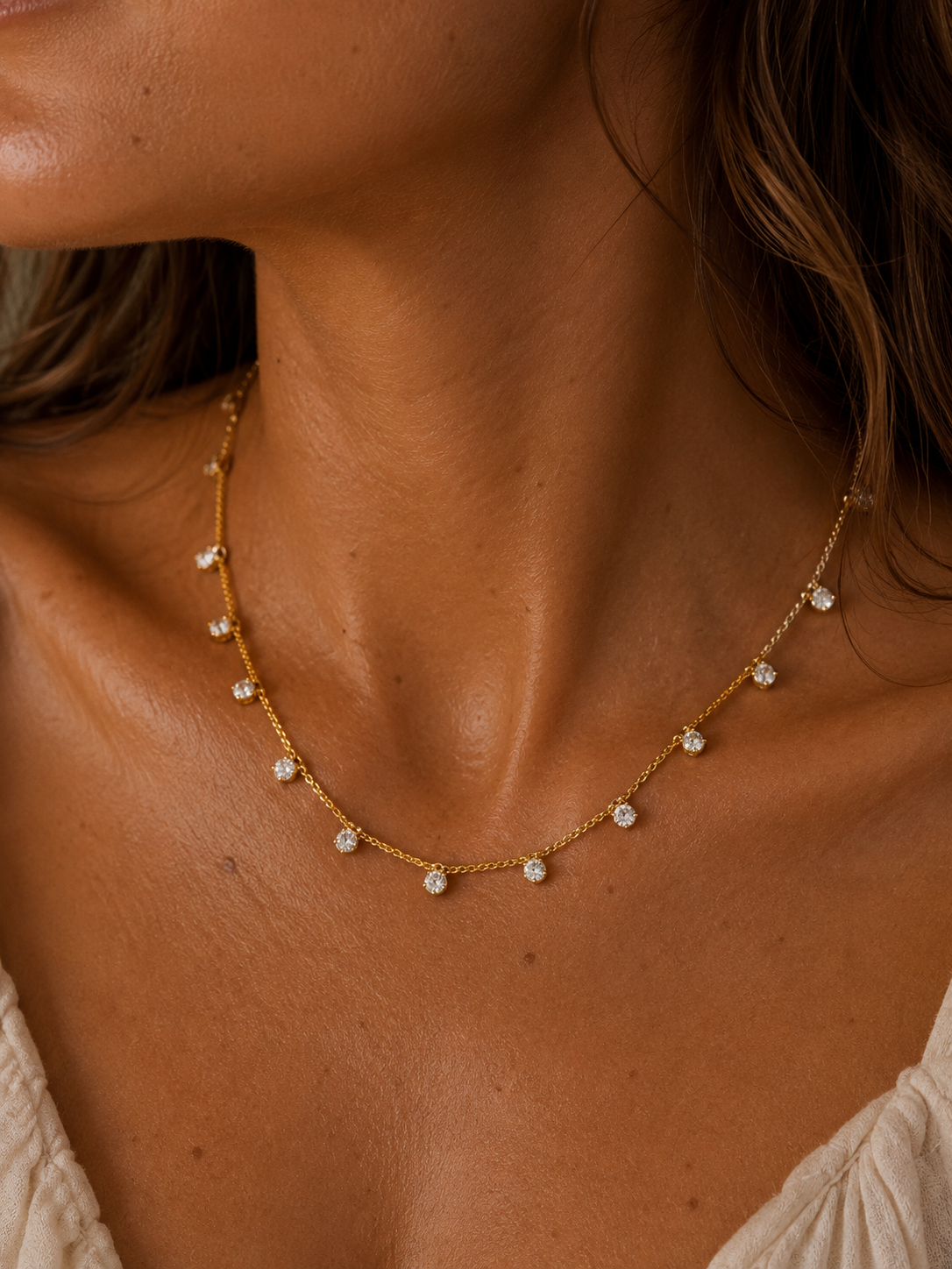 
                  
                    Gold Plated Stainless Steel Waterproof & Tarnish-Free Necklaces- Boho Jewellery For Everyday Wear
                  
                