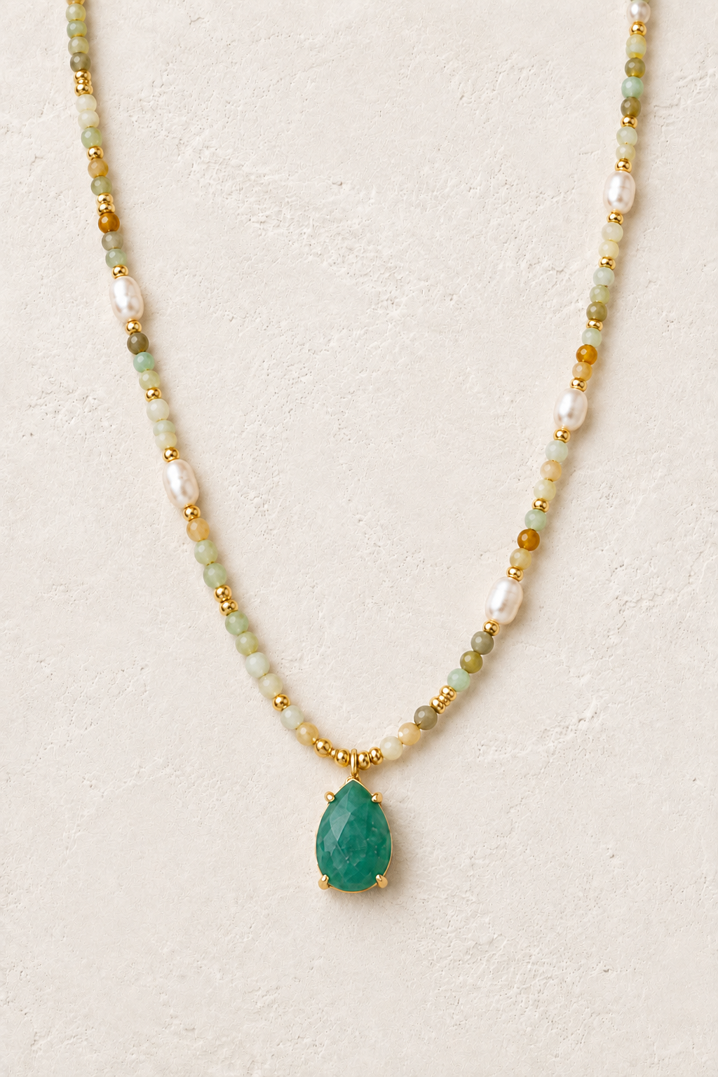 
                  
                    Novara Amazonite Mixed Pendant Necklace
                  
                