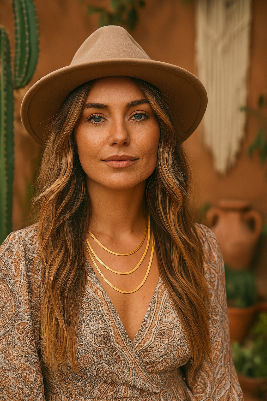 
                  
                    Sienna Herringbone Layered Necklace – Waterproof Gold-Plated Stainless Steel
                  
                