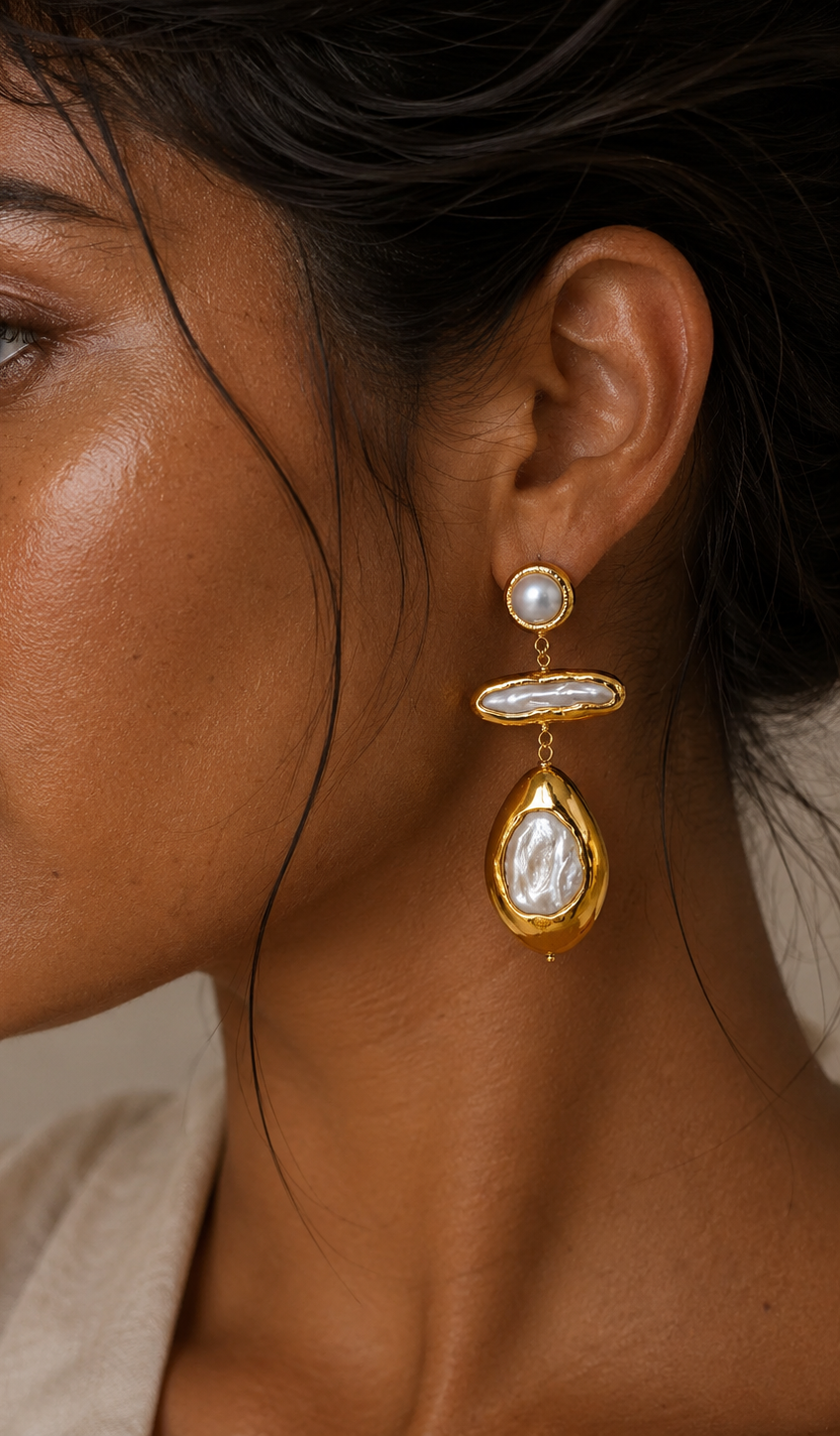 
                  
                    Pearl Muse Earrings – Genuine Freshwater Pearl Drop Earrings
                  
                