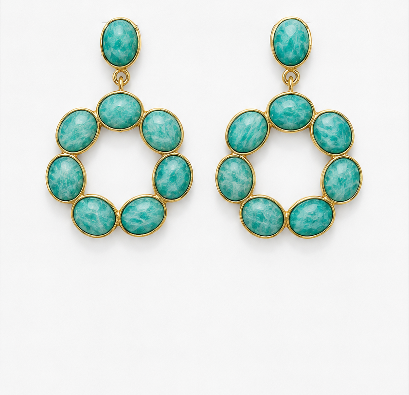 
                  
                    Amazonite Soul Earrings
                  
                