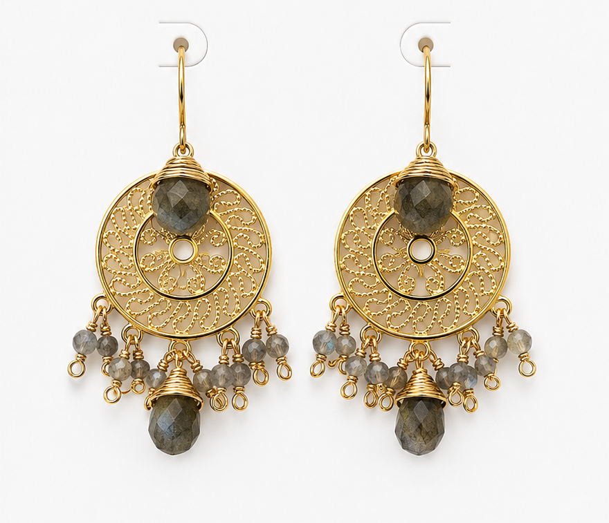 
                  
                    Labradorite Soleil Earrings
                  
                