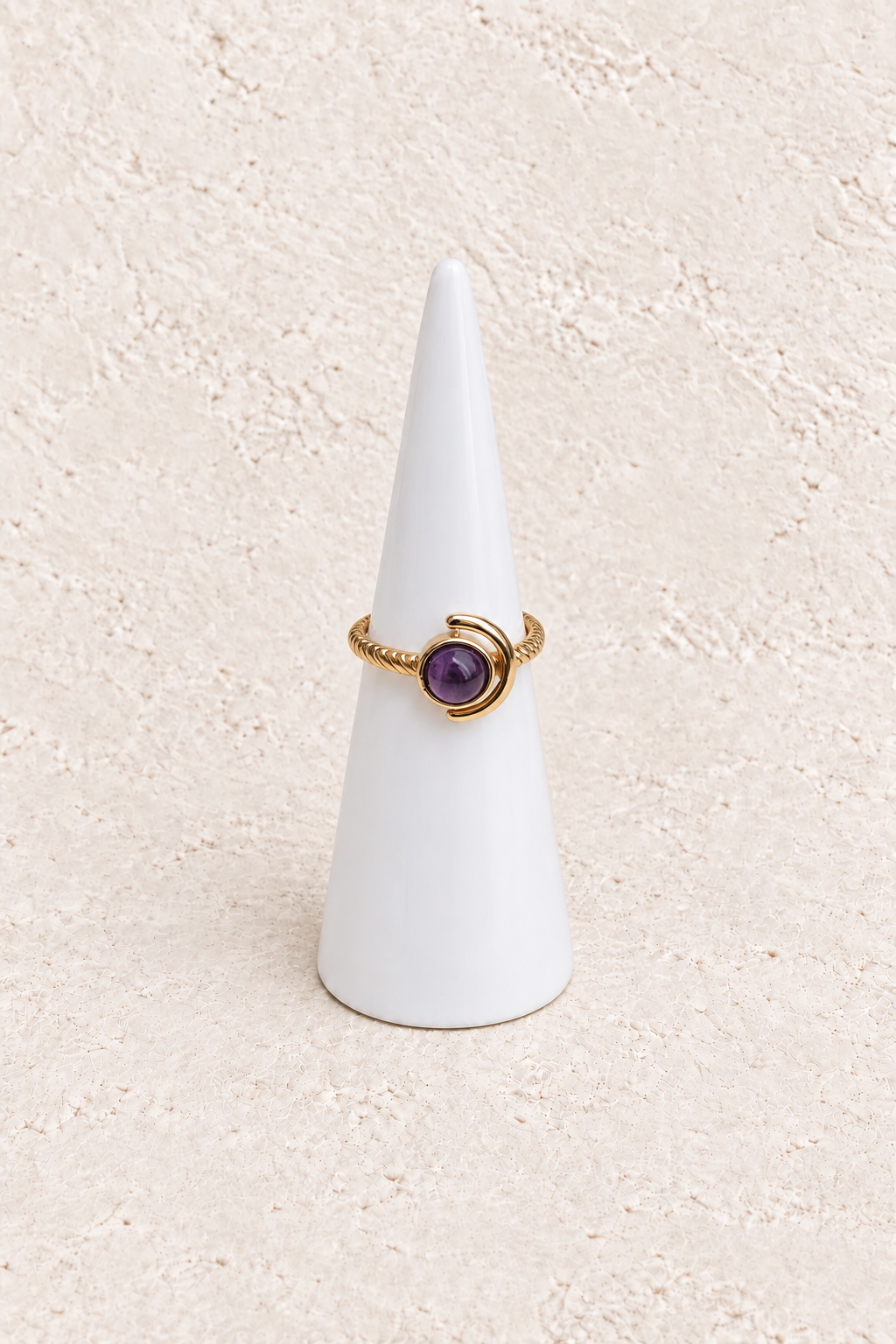 
                  
                    Small Amethyst Adjustable Ring 2
                  
                