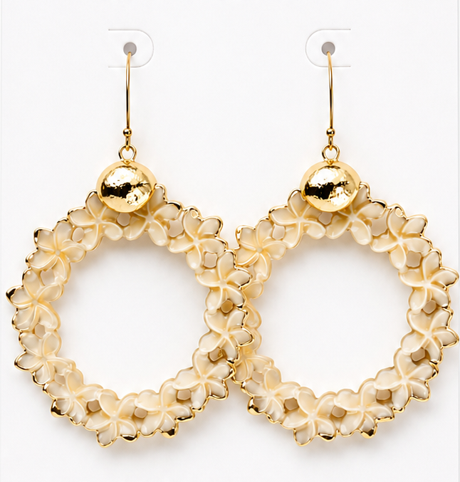 
                  
                    Aurelia Bloom Earrings – Floral Statement Drop Earrings
                  
                
