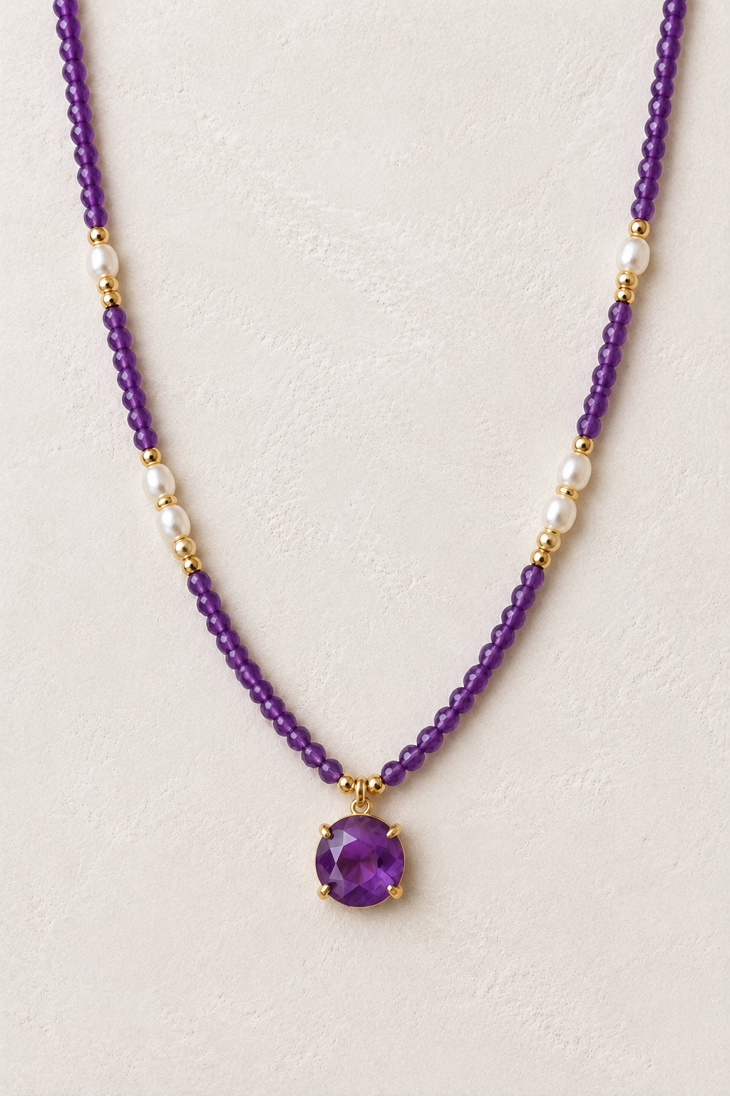 
                  
                    Novara Amethyst Pendant Necklace
                  
                