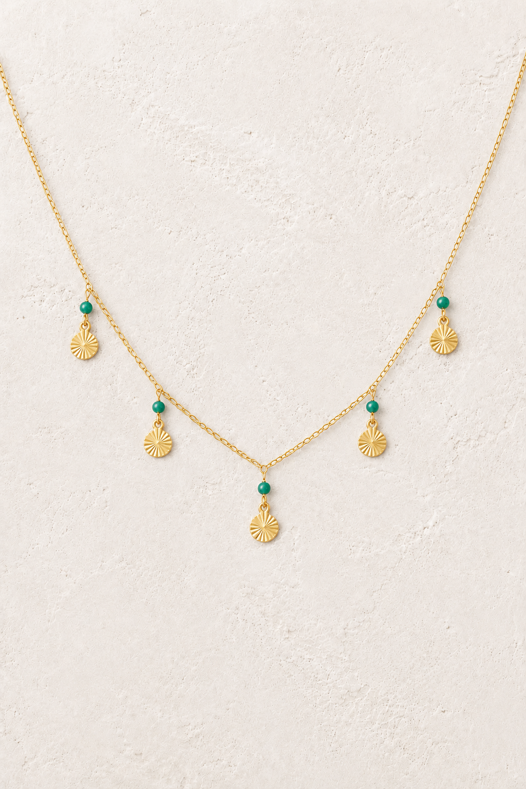 
                  
                    Charm Gold Plated Stainless Steel Waterproof & Tarnish-Free Necklaces- Boho Jewellery For Everyday Wear
                  
                