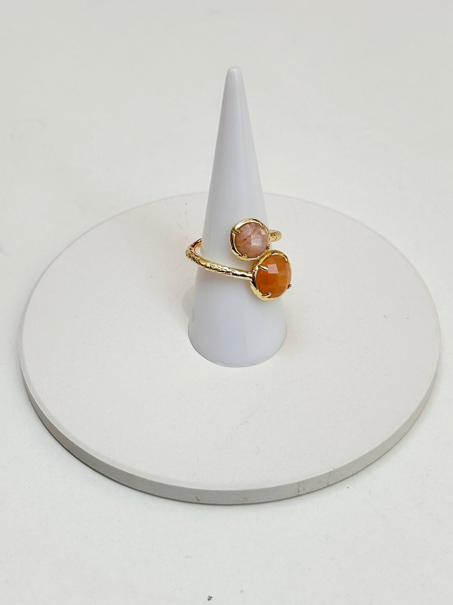 
                  
                    Sunstone Double Adjustable Ring
                  
                
