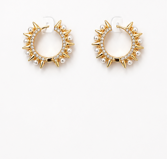 
                  
                    Pearl Solstice Earrings – Genuine Freshwater Pearl Hoop Earrings
                  
                