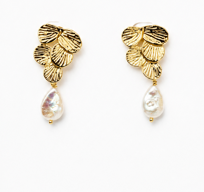 
                  
                    Pearla Freshwater Pearl Gold Drop Earrings – Genuine Freshwater Pearl Earrings
                  
                