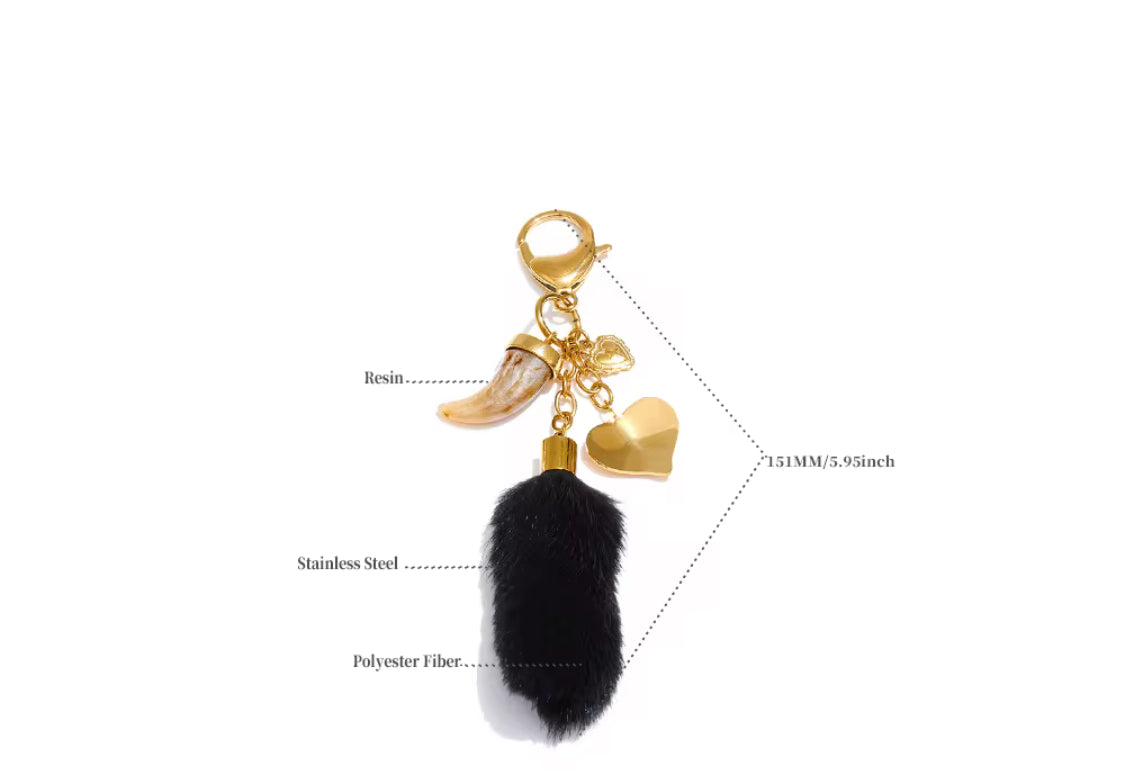 
                  
                    Fluffy Charm Key Ring
                  
                
