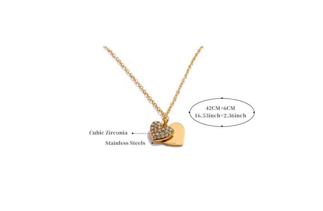 
                  
                    Golden Love Charm Necklace
                  
                
