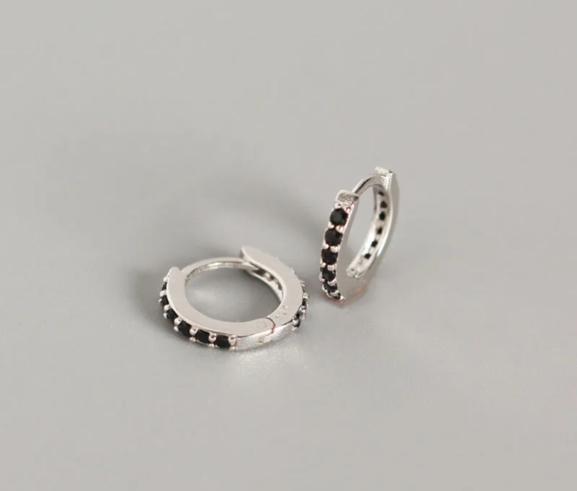 
                  
                    Boho & Mala Sterling Silver Hoop Huggie Earrings
                  
                