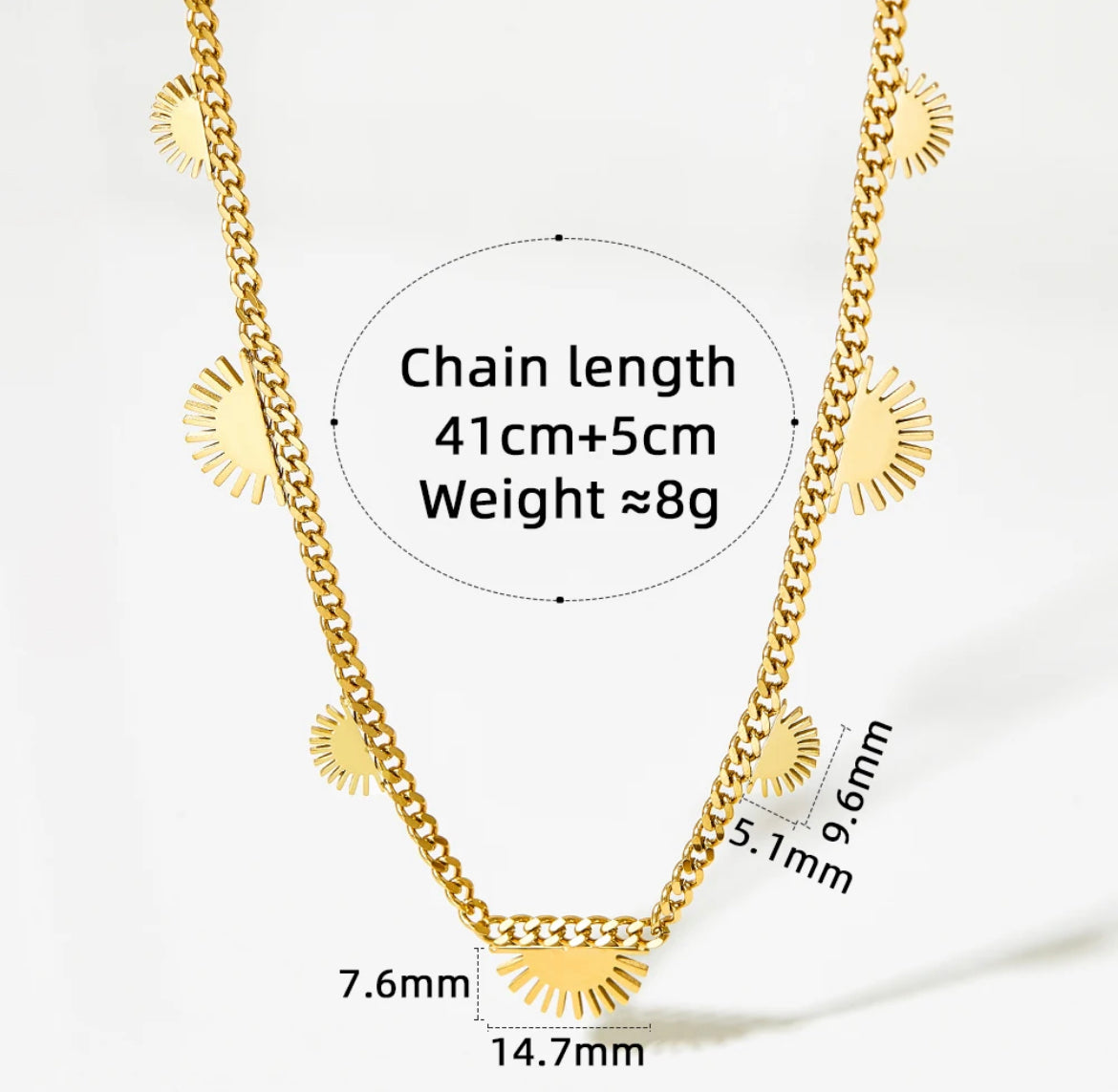 
                  
                    Minimalist Pendant Necklace | Waterproof & Tarnish-Free
                  
                