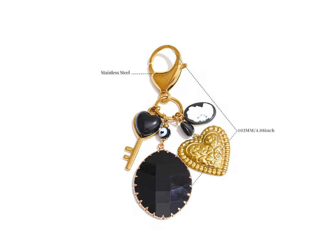 
                  
                    Boho Sun Charm Key Ring
                  
                
