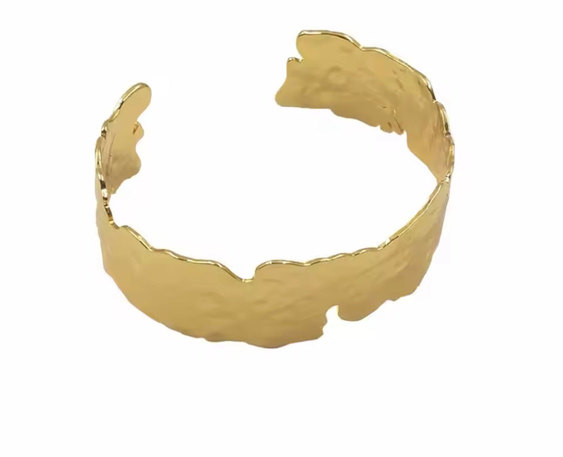 
                  
                    Free Spirit Adjustable Statement Boho Brass Gold Cuff Bracelet Large – Boho & Mala jewellery
                  
                