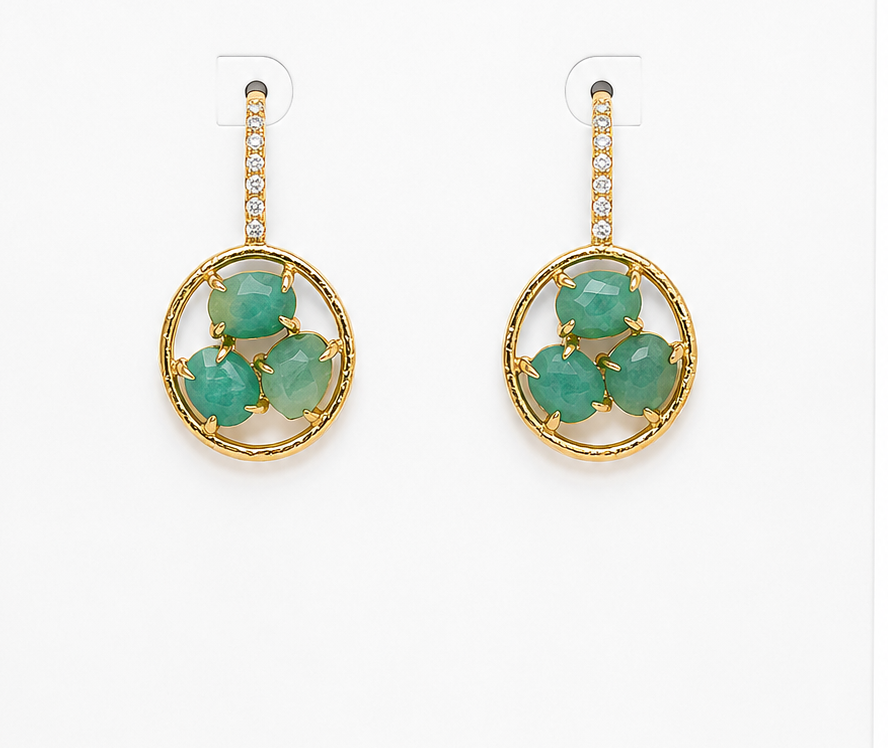 
                  
                    Amazonite Zahara Earrings
                  
                
