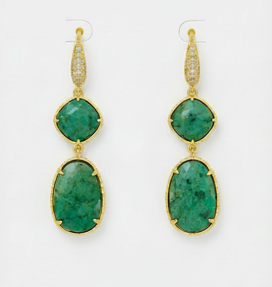 
                  
                    African Turquoise Amara Earrings
                  
                