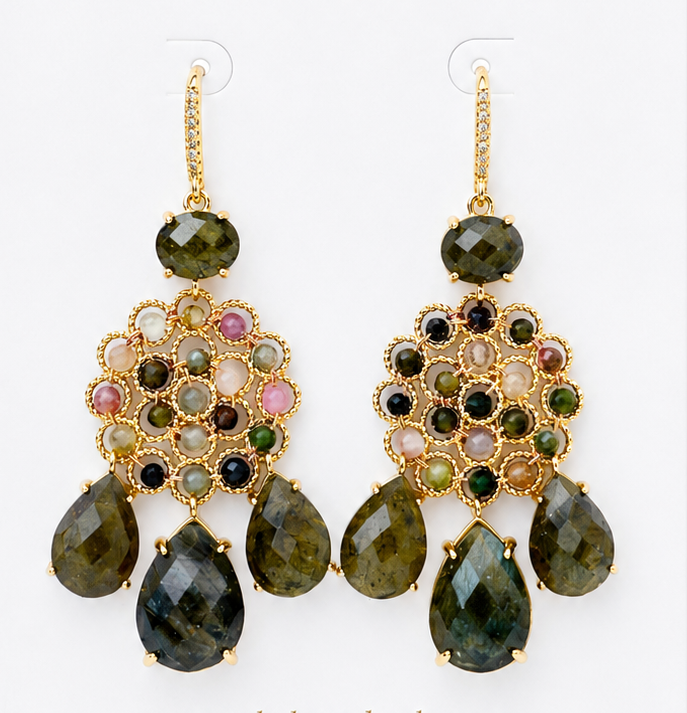 
                  
                    Labradorite Soleya Earrings
                  
                