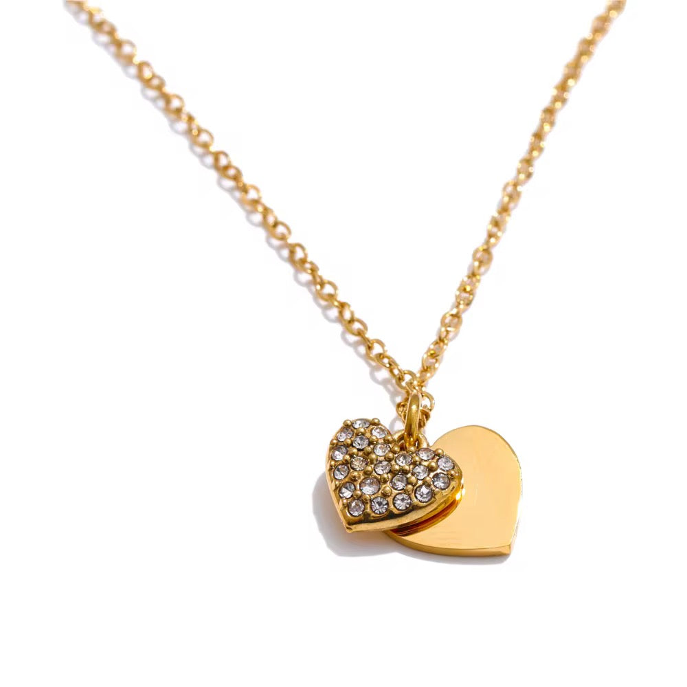 
                  
                    Golden Love Charm Necklace
                  
                