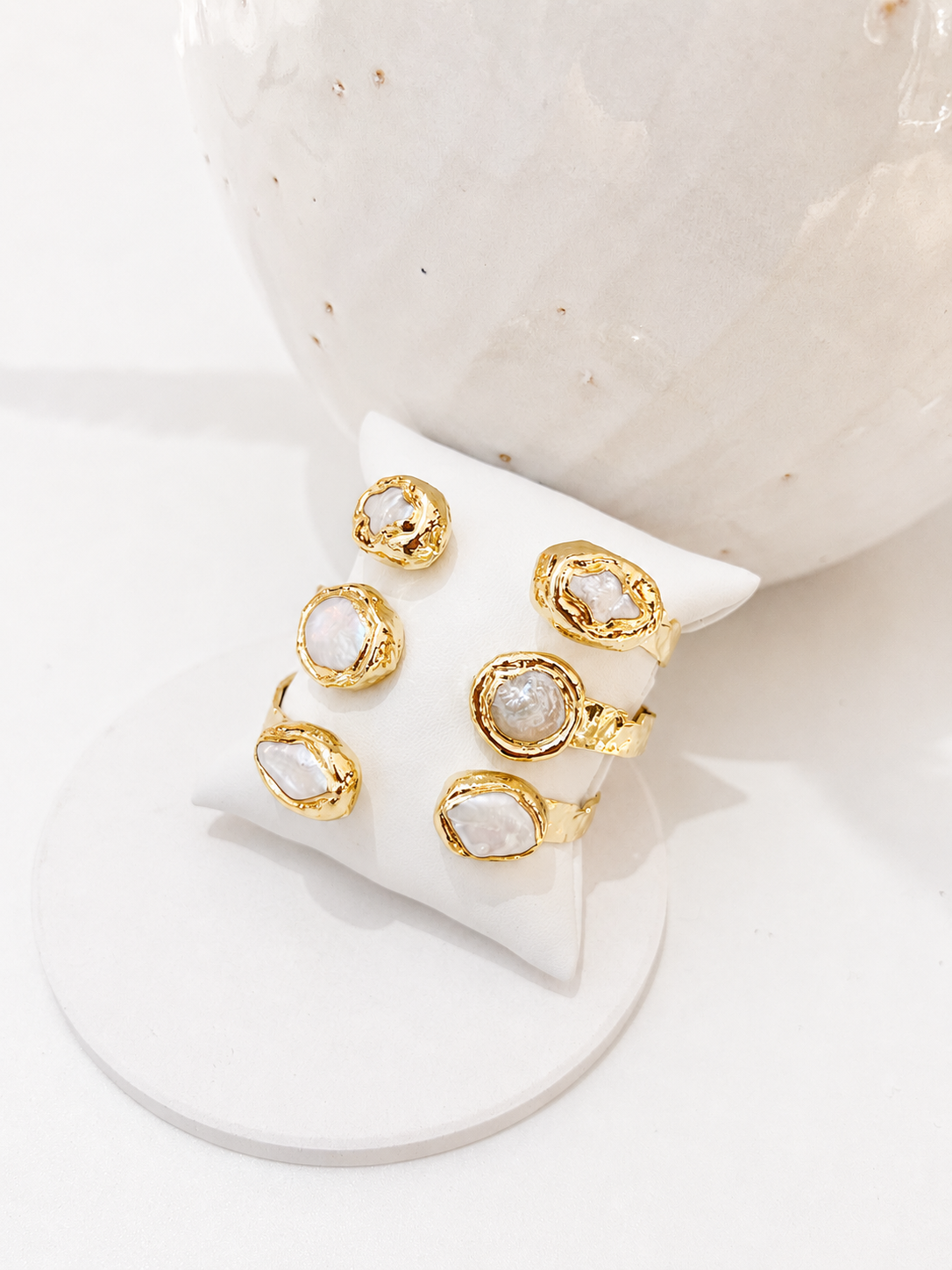 
                  
                    Thalassa Fresh Water Pearl Cross Cuff Bracelet
                  
                