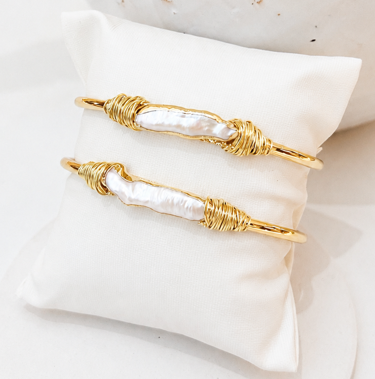 
                  
                    Naya Fresh Water Pearl Cuff Bracelet
                  
                