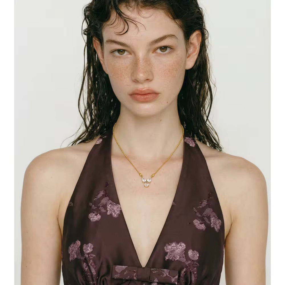 
                  
                    Crystal Bloom Necklace
                  
                