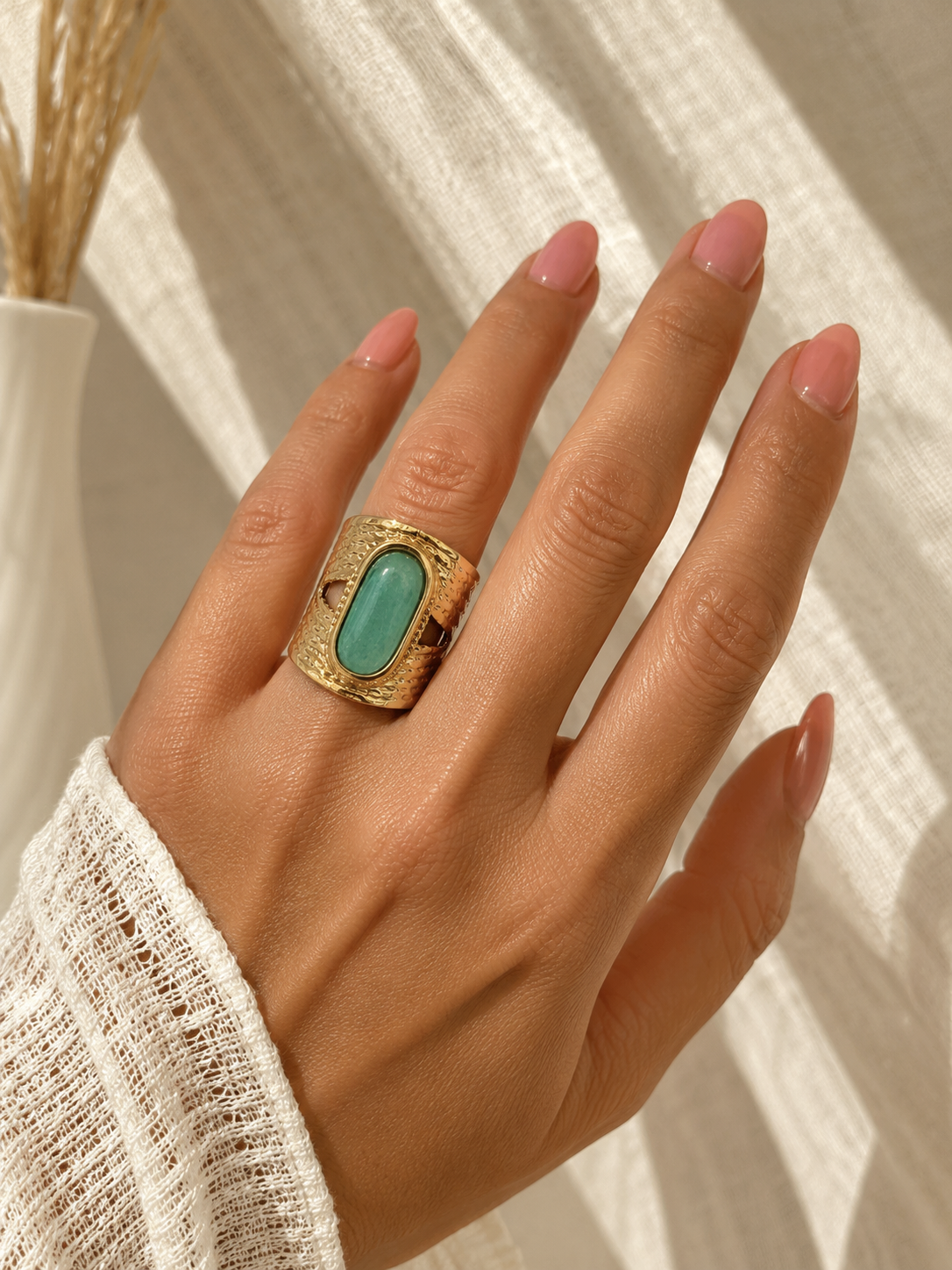 
                  
                    Amazonite Serenity Ring
                  
                