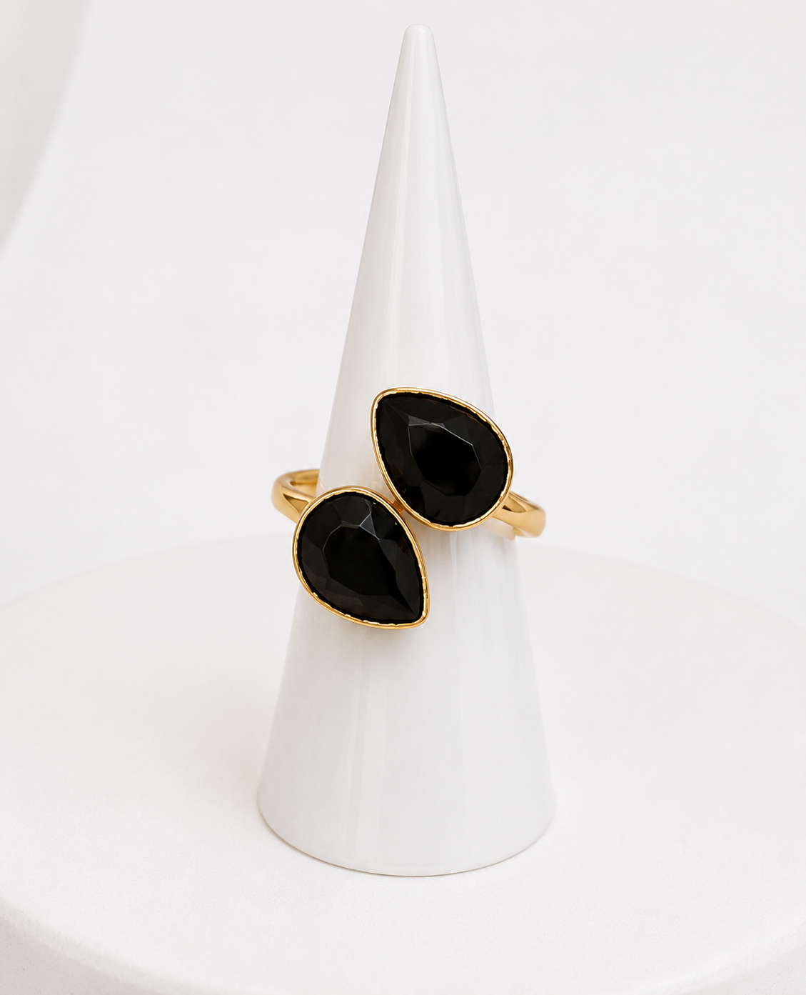 
                  
                    Esme Black Obsidian Adjustable Ring
                  
                