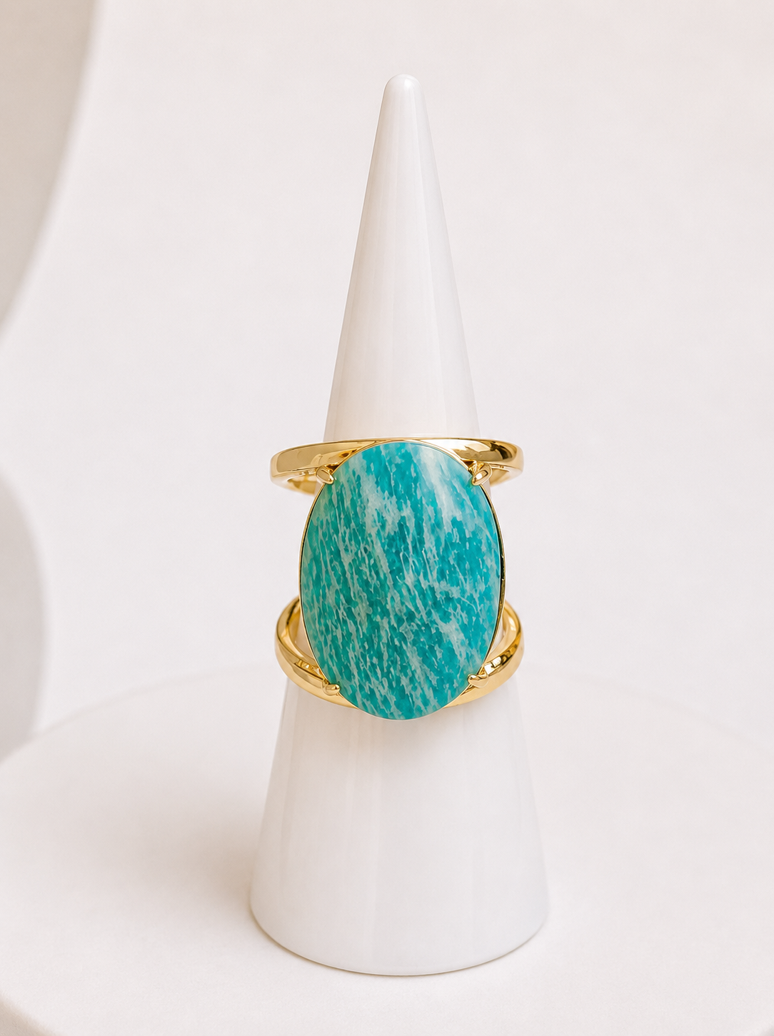 
                  
                    Aurevia Amazonite Statement Ring
                  
                