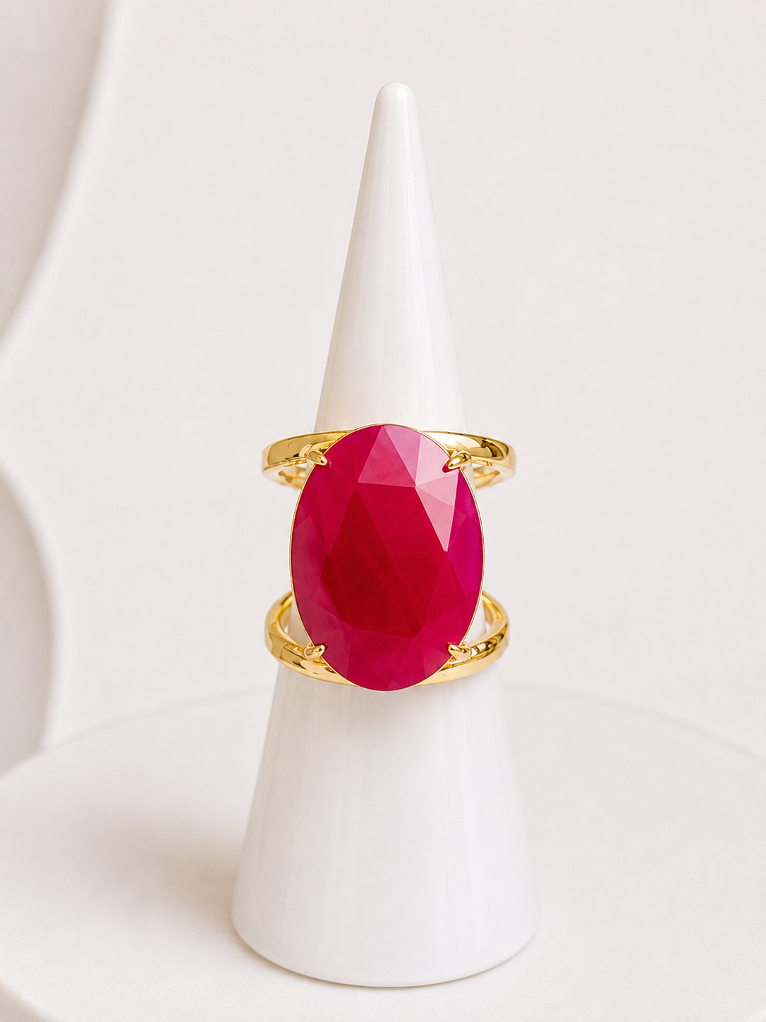 
                  
                    Aurevia Red Jade Statement Ring
                  
                