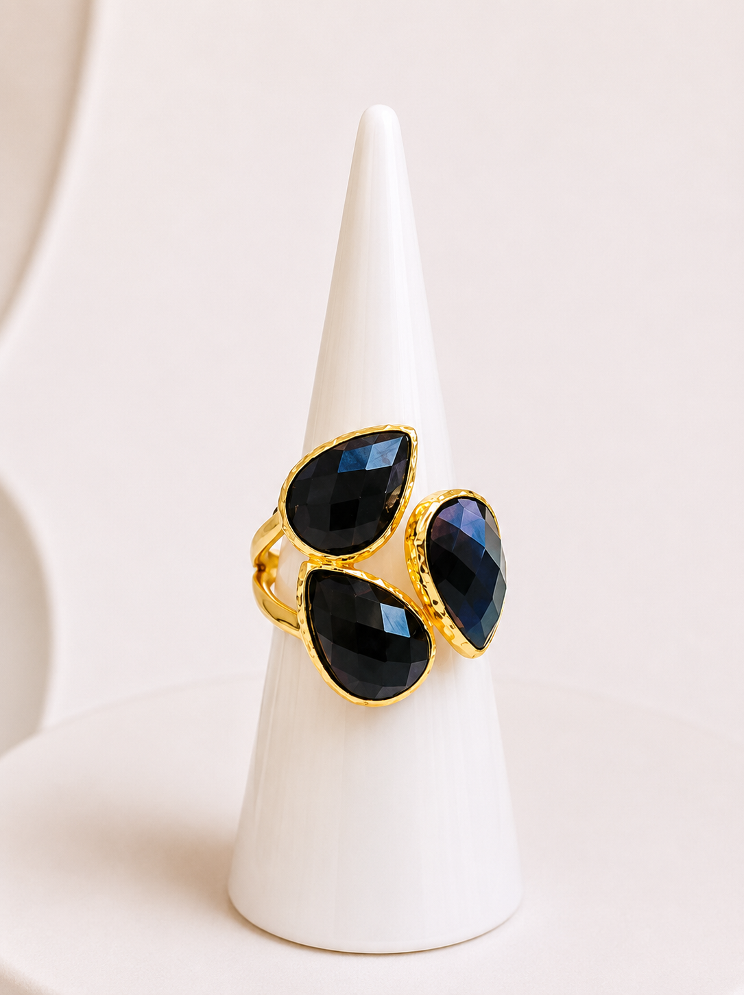 
                  
                    Seraphine Black Obsidian Ring
                  
                