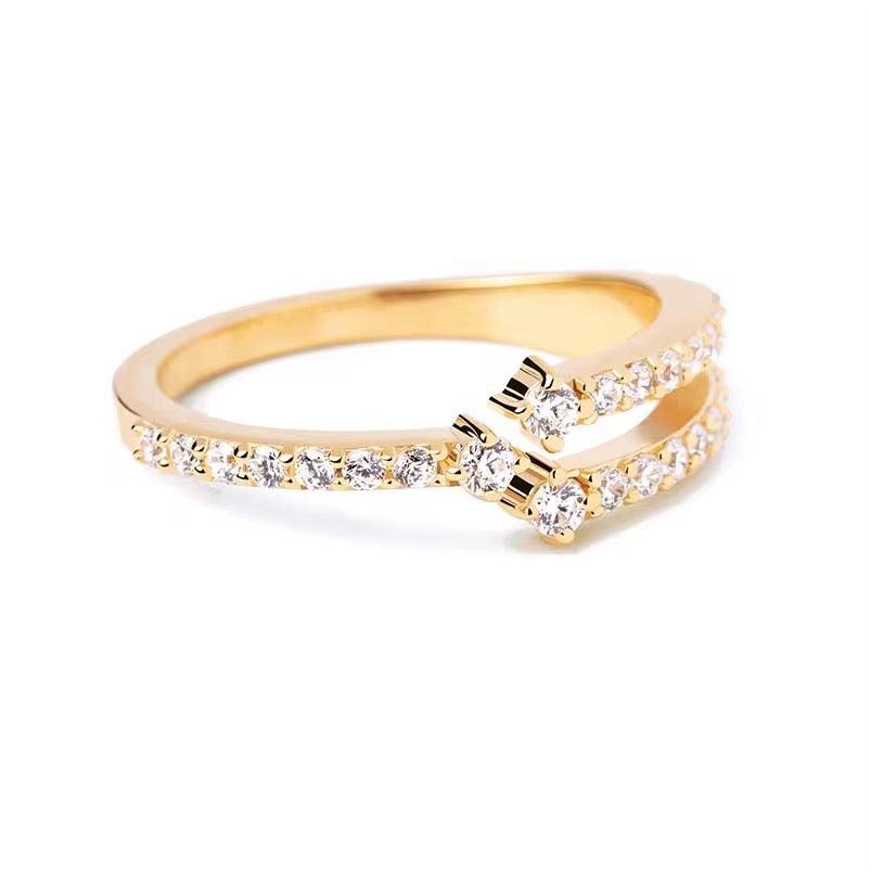 
                  
                    Inner Light- Dainty Minimalist Open Boho Ring – Adjustable 18k Gold Plated Under Sterling Silver
                  
                