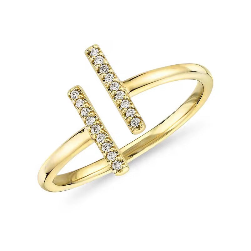 
                  
                    Inner Light- Dainty Minimalist Open Boho Ring – Adjustable 18k Gold Plated Under Sterling Silver
                  
                