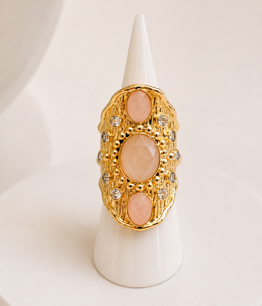 
                  
                    Solara Rose Quartz Ring (Adjustable 6-9 size)
                  
                