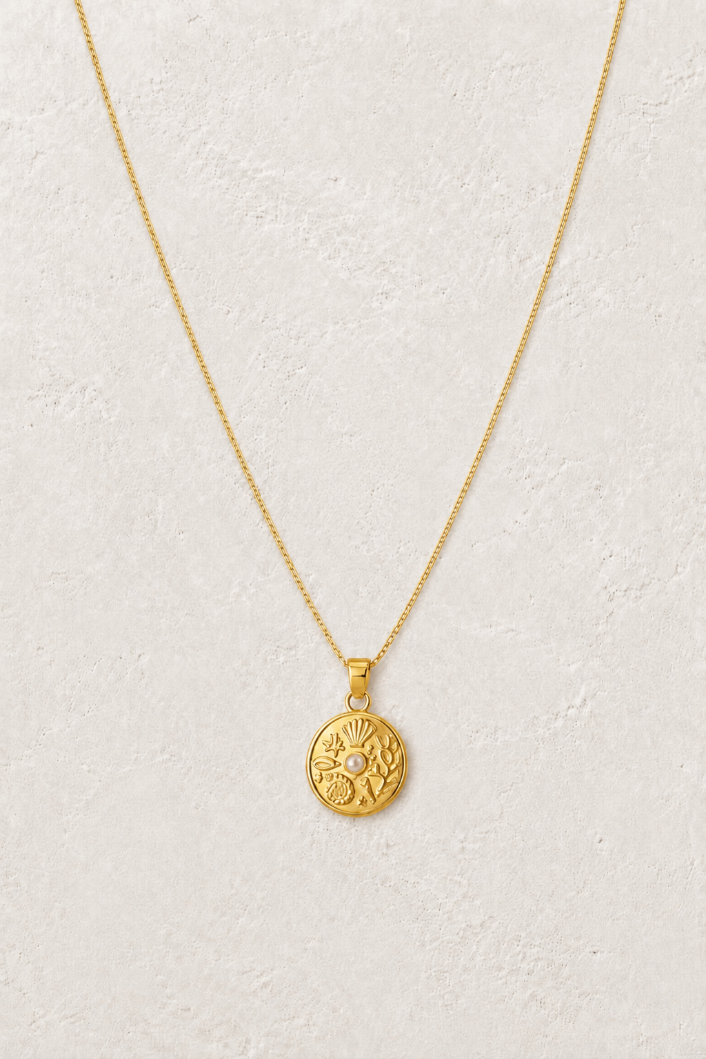 
                  
                    Boho & Mala 18k Gold Plated Pendant Necklace
                  
                