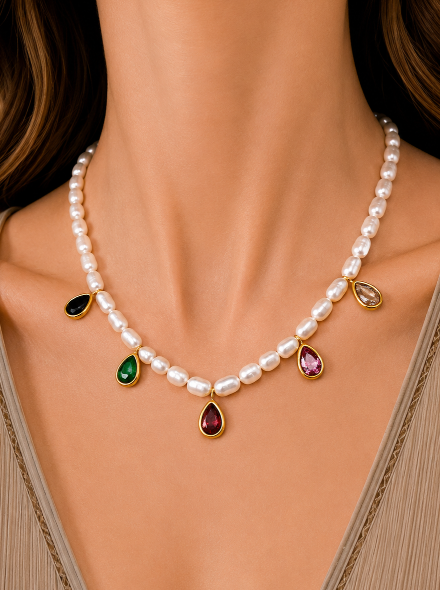 
                  
                    Celeste Freshwater Pearl Necklace
                  
                
