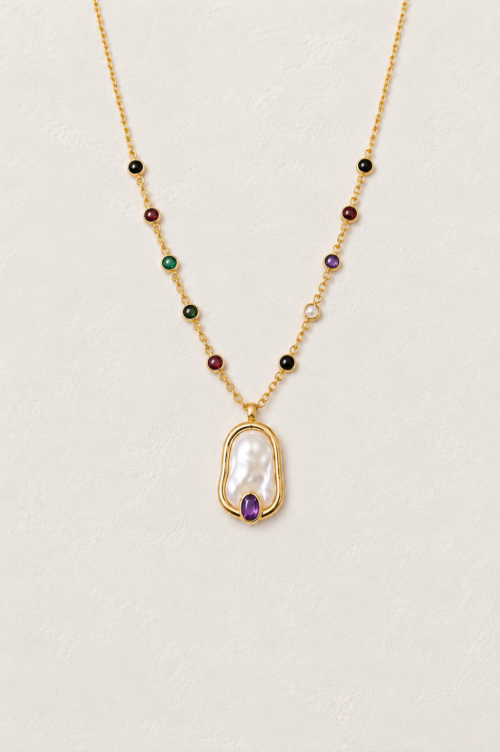 
                  
                    Zaria Amethyst Necklace
                  
                