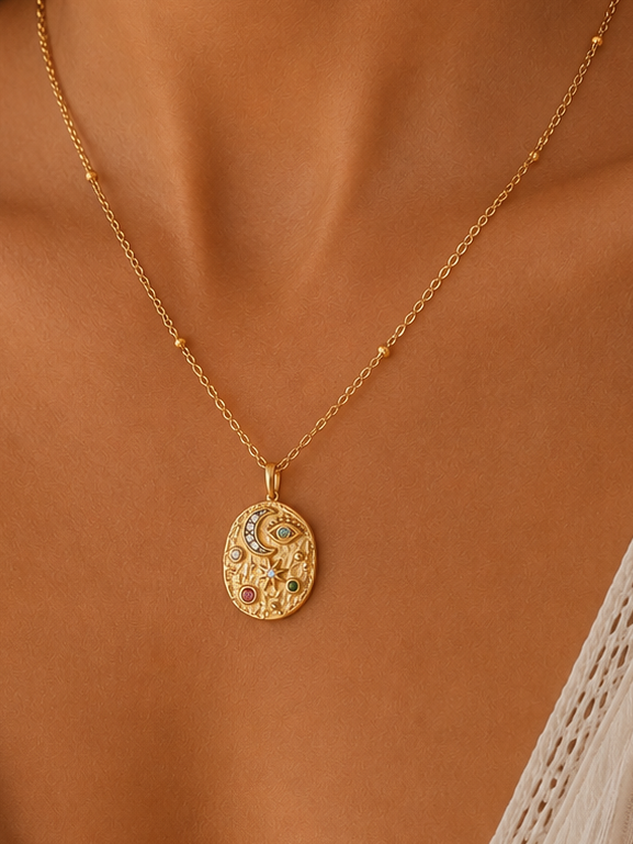 
                  
                    Celestial Amulet Waterproof Necklace
                  
                